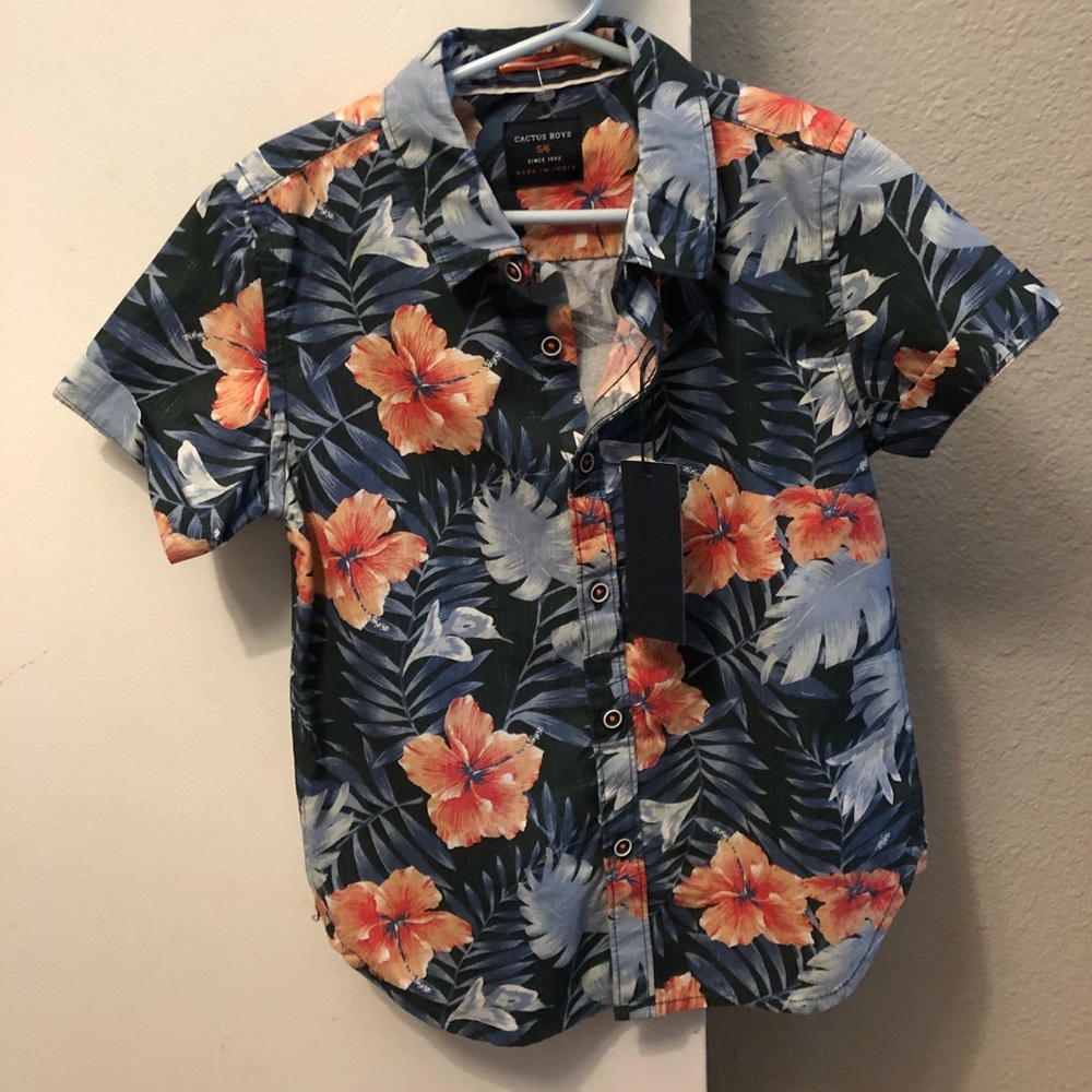 Button down boys shirt